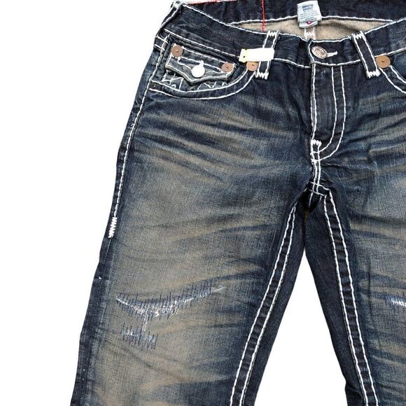Vintage 2004-2008 True Religion Jeans Size 33 BILLY SUPER T - Picture 9 of 12
